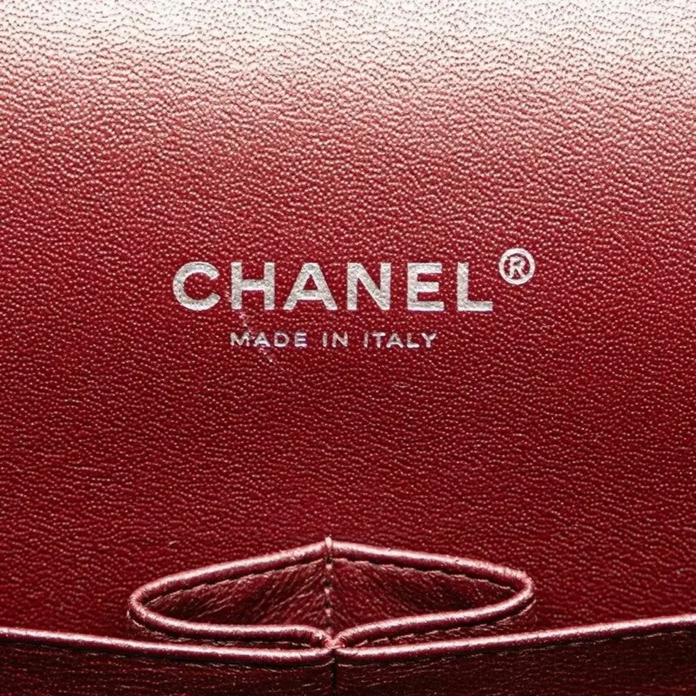 Chanel Matelasse Double Flap Caviar Skin Shoulder Bag Black